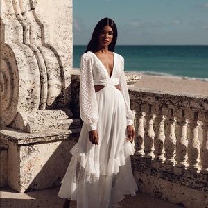 White Patbo Dress Size Small